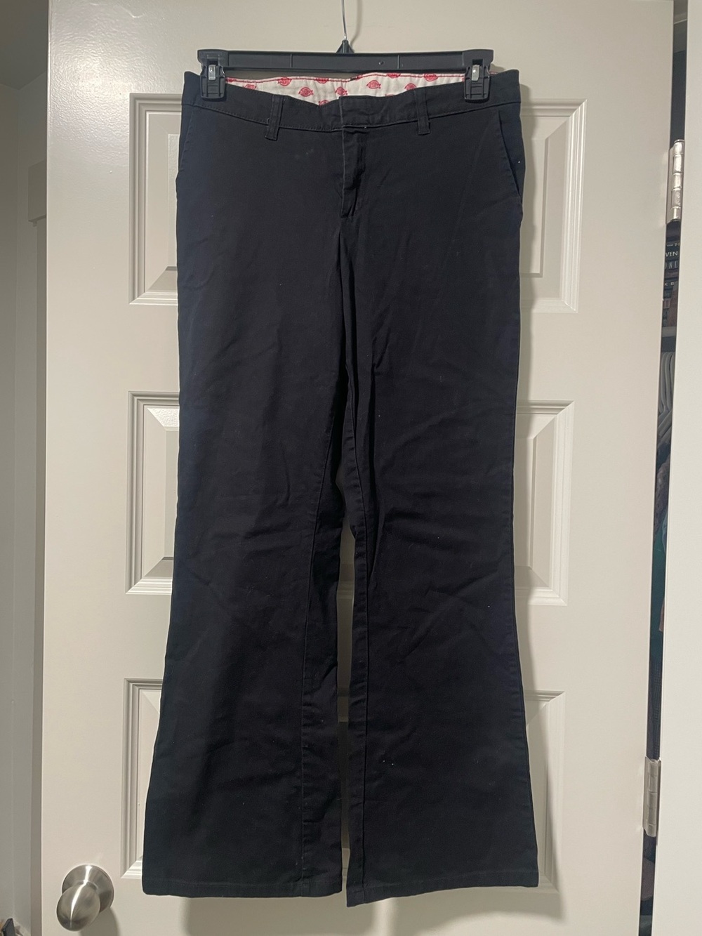 Dickies Black Flare Dress Pants